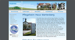 Desktop Screenshot of pflegeheim-geisingen.de